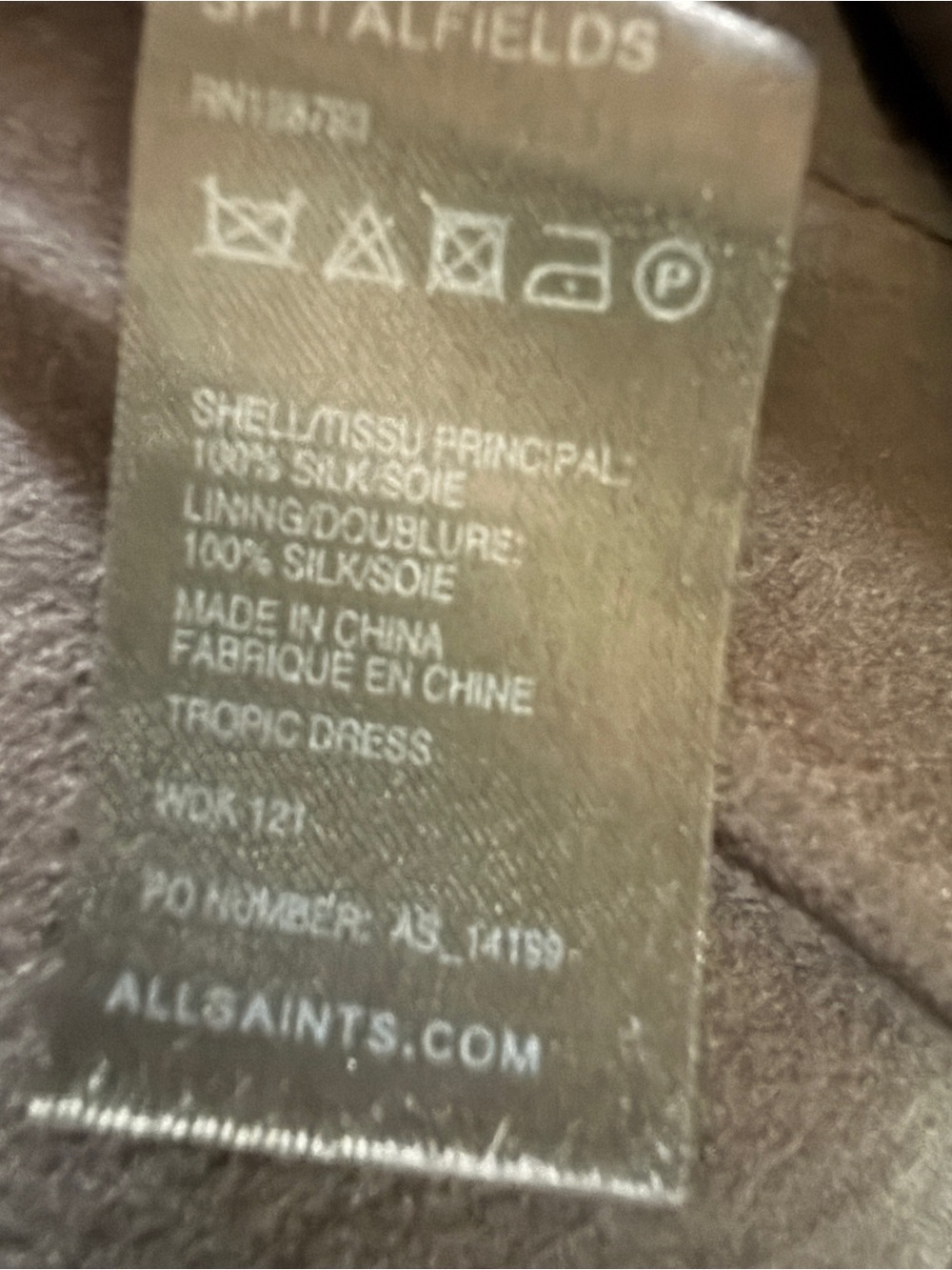 AllSaints Tropic Silk wrap corset Dress
Vintage All Saints US4 - Picture 11 of 11
